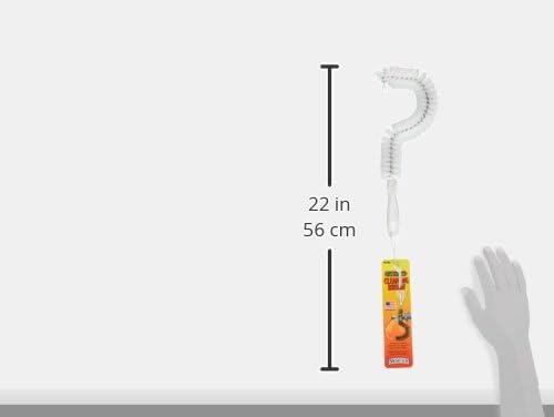 Brushtech Coffee Pot Cleaning Brush - Curved Design for Deep Clean Coffee Pot Care with Soft Bristles, Comfortable Handle, No-Soap Scrubbing Action – Made in The USA