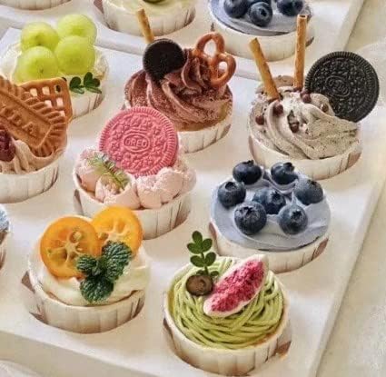 16-Inch 100 Pieces Icing Bags Heavy Duty, AMBESTAR Thick Anti-Burst Disposable Decorating Bags for all Size Tips Couplers and Baking Cookies Candy Supplies Kits, Large Cake Decorating Tools