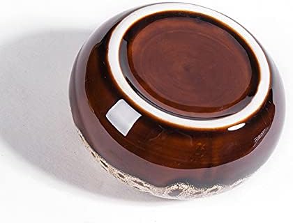 Ceramic Storage Jars, Exquisite Glaze Food Canisters for Kitchen Spice Storage,Tea Caddy Storage,Coffee Jar,Condiment Jar with Seald Lid (Red B)