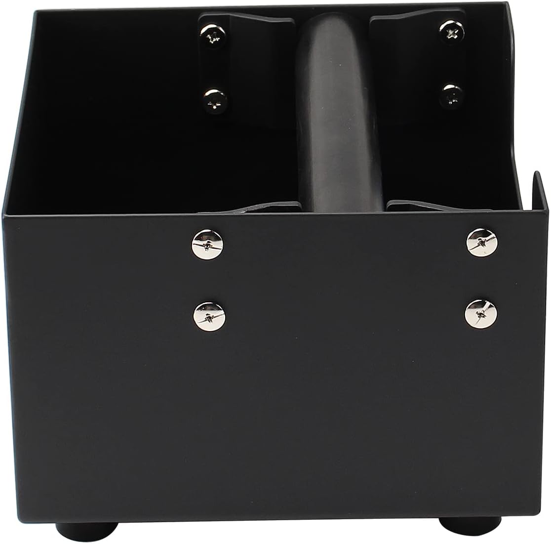 Espresso Knock Box, Stainless Steel Coffee Grind Knock Box Ground Waste Bin Container with Rubber Knocking Bar for Coffee Maker Machine