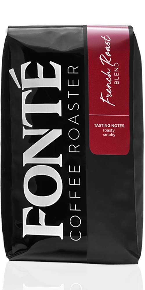Fonte Coffee Roaster - Whole Bean Coffee - Medium-Dark Fresh Roast - Roasted in Seattle - Single Origin - Roasty, Earthy - 12 oz - French Roast