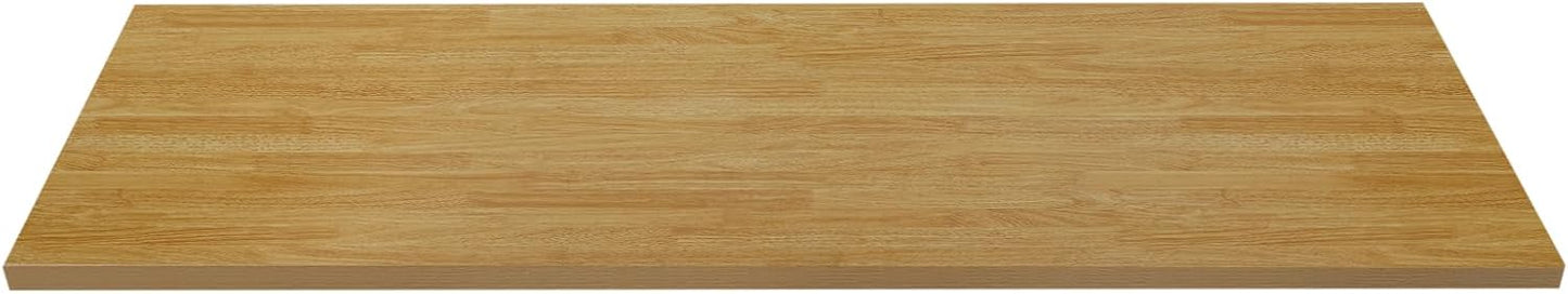 Butcher Block Countertop | 71x24in Wood Board Countertop | DIY Washer Dryer/Island/Kitchen Counter-top | countertop Cutting Board | 1102lbs Load Capacity | Wood Color | NO Base Legs, 1.38in Thick