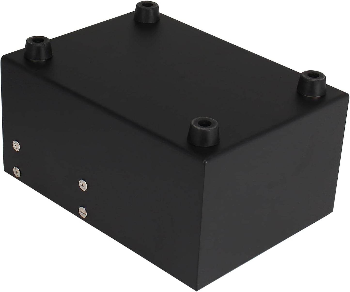 Espresso Knock Box,Coffee Grounds Pucks Knock Box with Removable Rubber Knock Bar and Non-Slip Base (Matte Black)