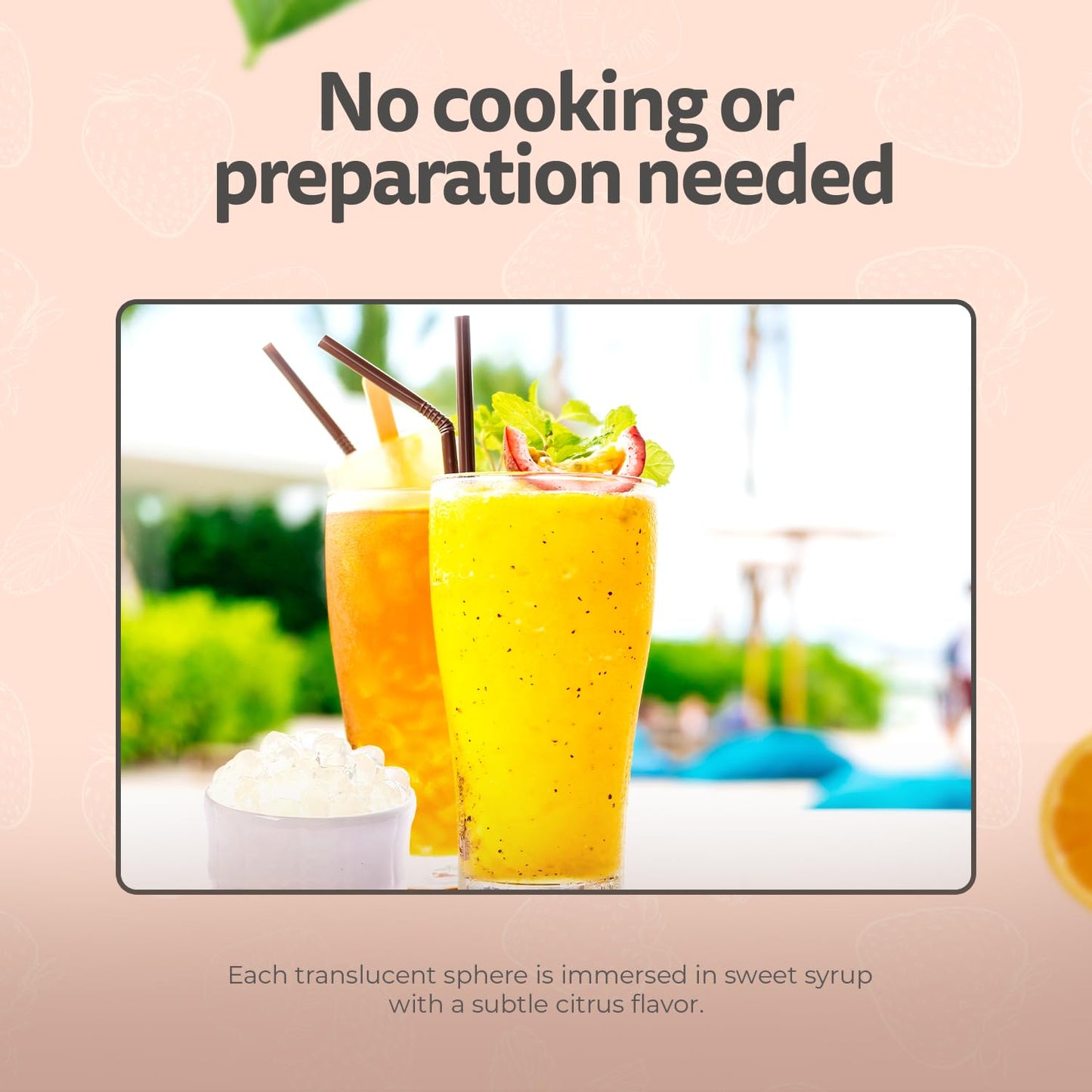 Fanale Crystal Agar Boba Jelly Ball, Ready to Serve, Soft Chew Texture, Instant Boba Pearls for Bubble Tea, Frozen Yogurt, Shaved Ice & Dessertโs Topping