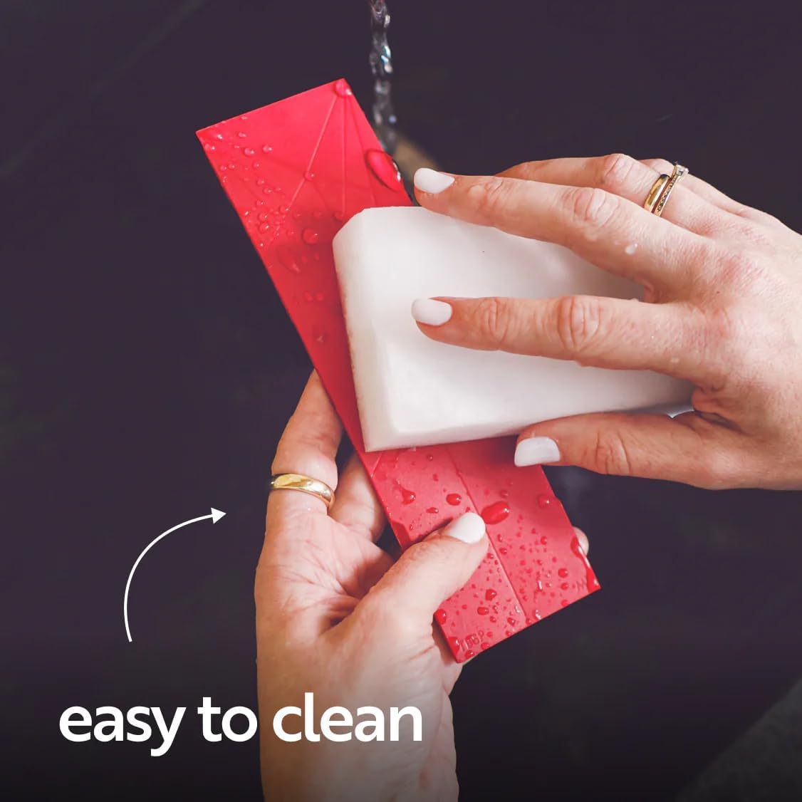 POLYGONS FLAT 3-IN-1 FOLDING MEASURING SPOONS | 2 Spoons with 6 Different Sizes (Yellow)