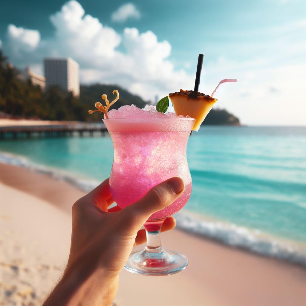 Brew Glitter Pink Edible Drink Glitter 1x 4g Jar for Cocktails, Beer, & Beverages