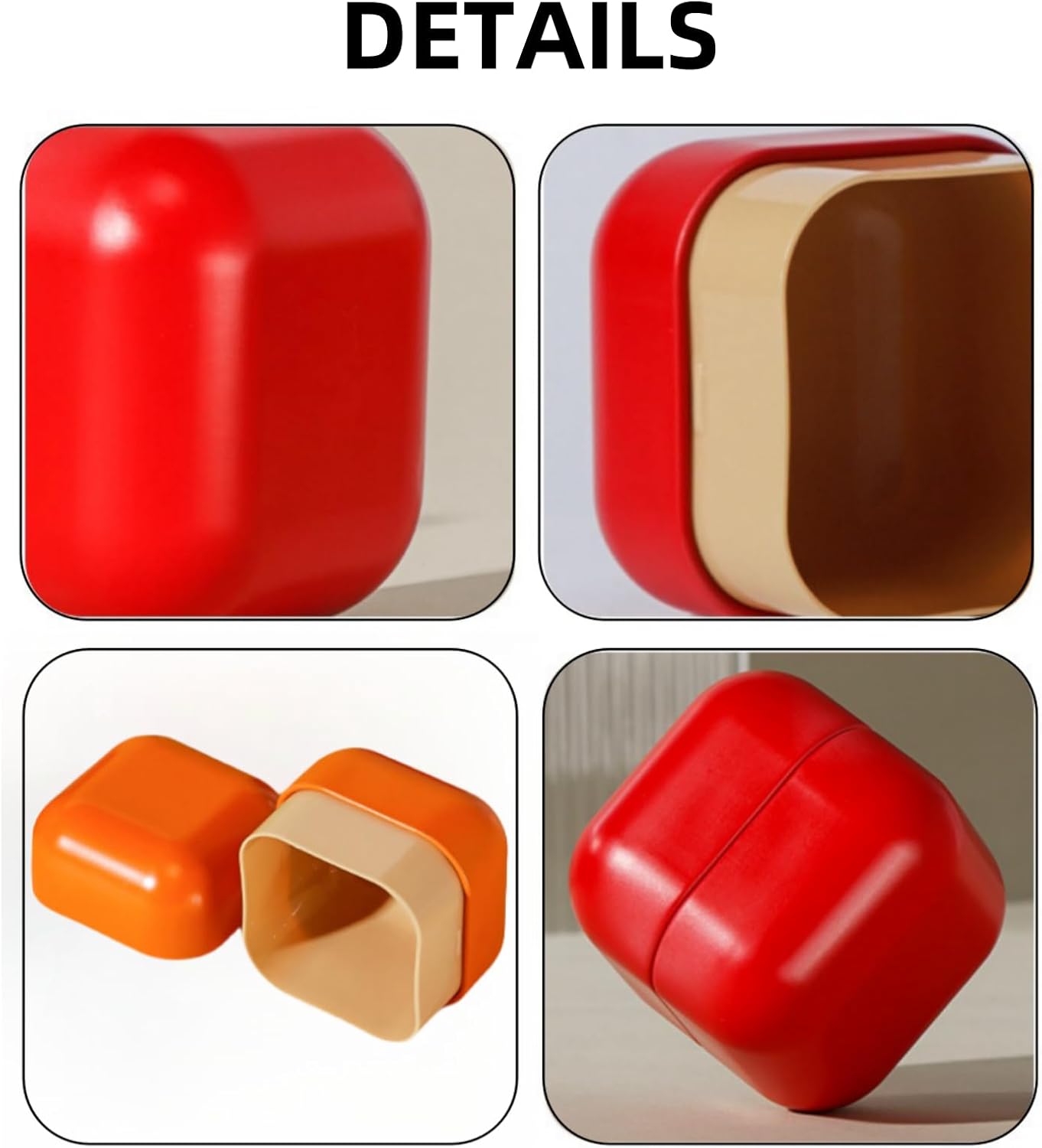 HAN SHENG 6 Pcs Multicolor Tea Tins Tea Storage Containers Coffee Tins Food Storage Container for Tea Coffee Herb Candy Chocolate Sugar Spices