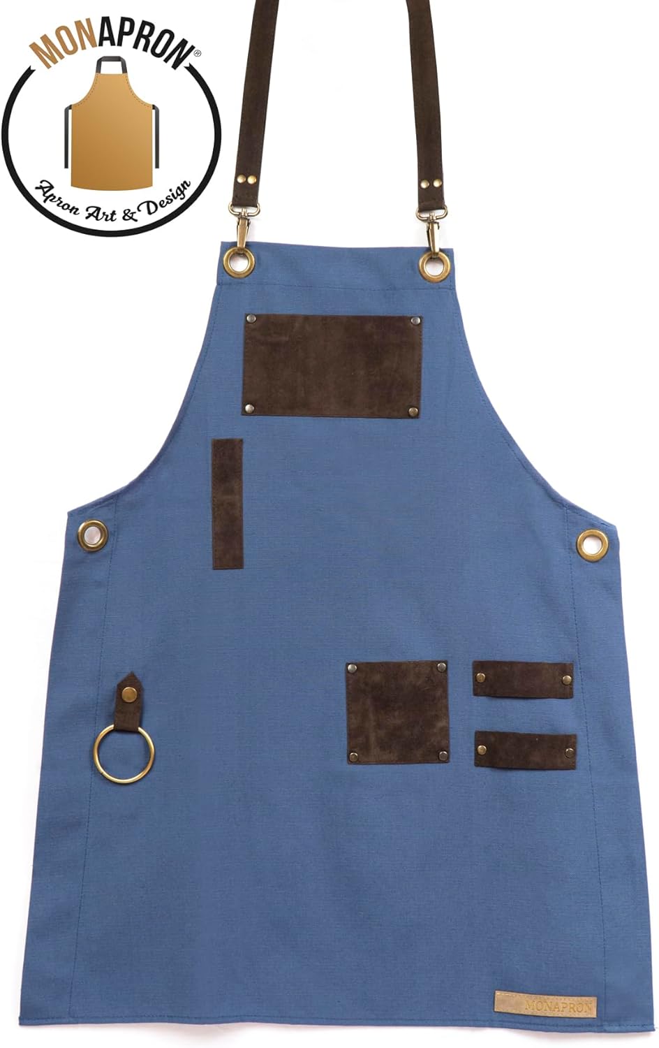 Men and Women Apron for Kitchen, Gardening, Artist, Chef, Work | Canvas, Waterproof, Adjustable Straps Unisex