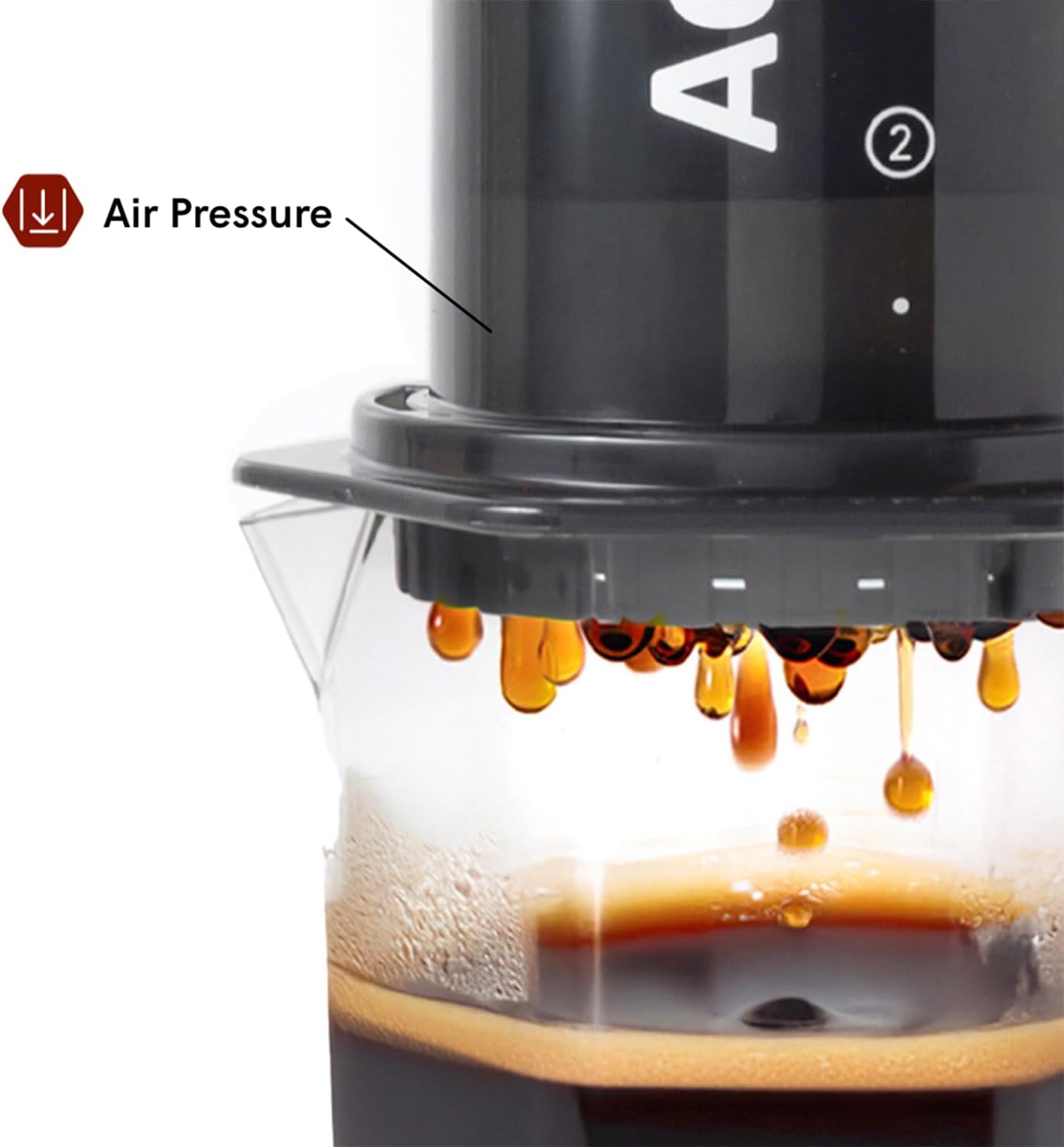 AeroPress Original XL Coffee Press – 3 in 1 brew method combines French Press, Pourover, Espresso. Full bodied, smooth coffee w/out grit or bitterness. Small portable coffee maker for camping & travel