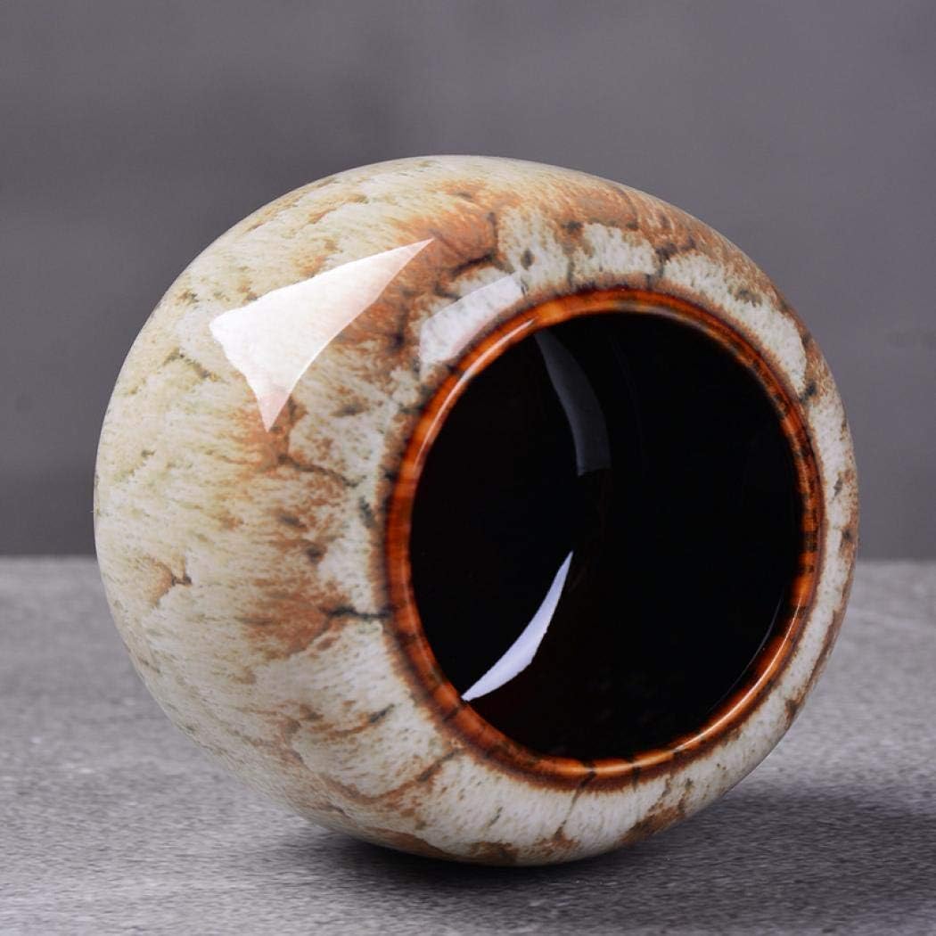 Ceramic Storage Jars, Exquisite Glaze Food Canisters for Kitchen Spice Storage,Tea Caddy Storage,Coffee Jar,Condiment Jar with Seald Lid (Khaki)