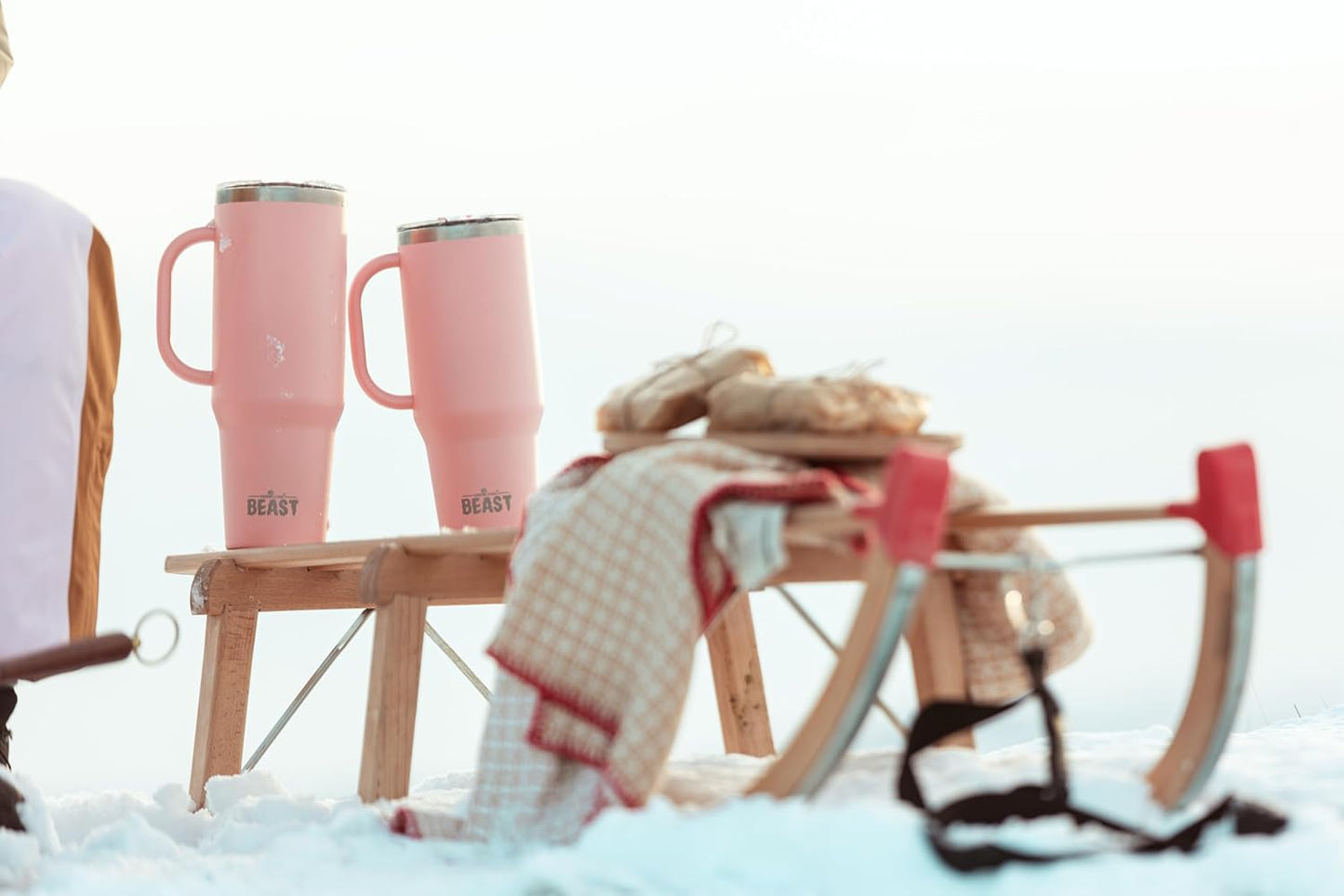 Beast 50 oz Tumbler Stainless Steel Vacuum Insulated Coffee Ice Cup Double Wall Travel Flask (Blossom Pink)