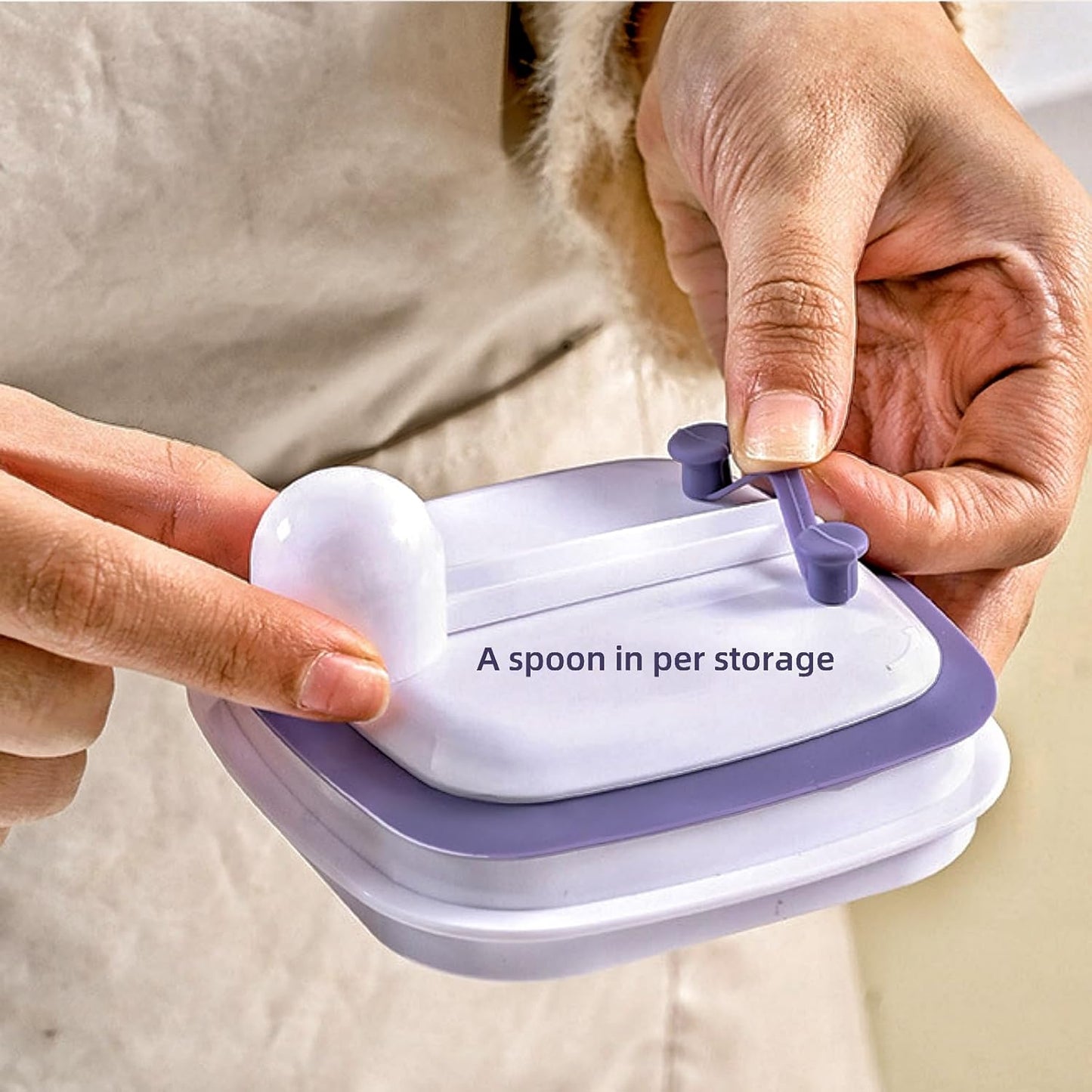 Food Airtight Containers storage with Lids 3 Pack One Button Open/POP UP/Kitchen Storage Organization for Coffee Tea Brown Sugar Cereals 950ml x 3