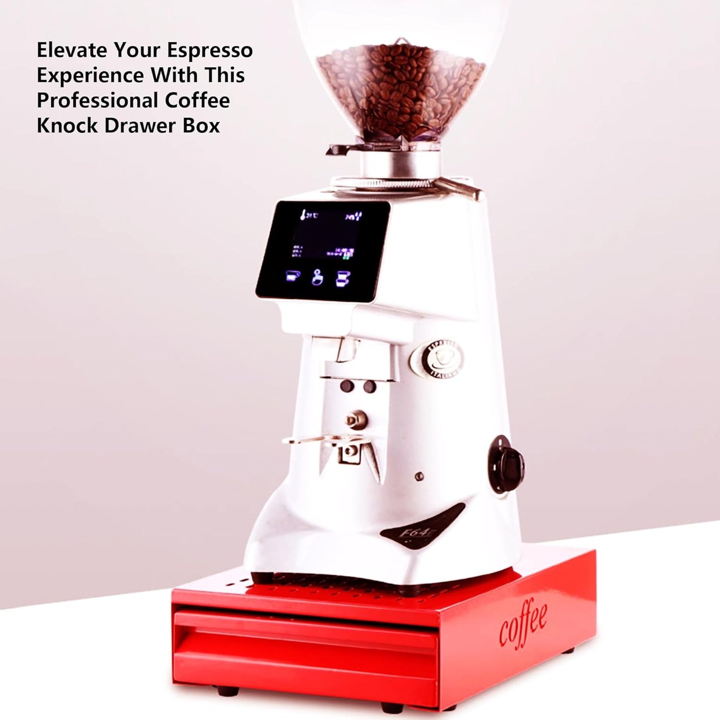 Coffee Knock Box Large Size Espresso Knocker Coffee Grounds Knock Drawer