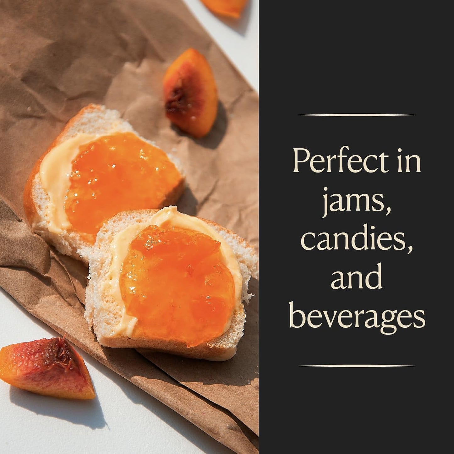 Cook's, Peach Flavoring for Baking, Preserves, Ice Cream, Jam, Cakes, 4oz