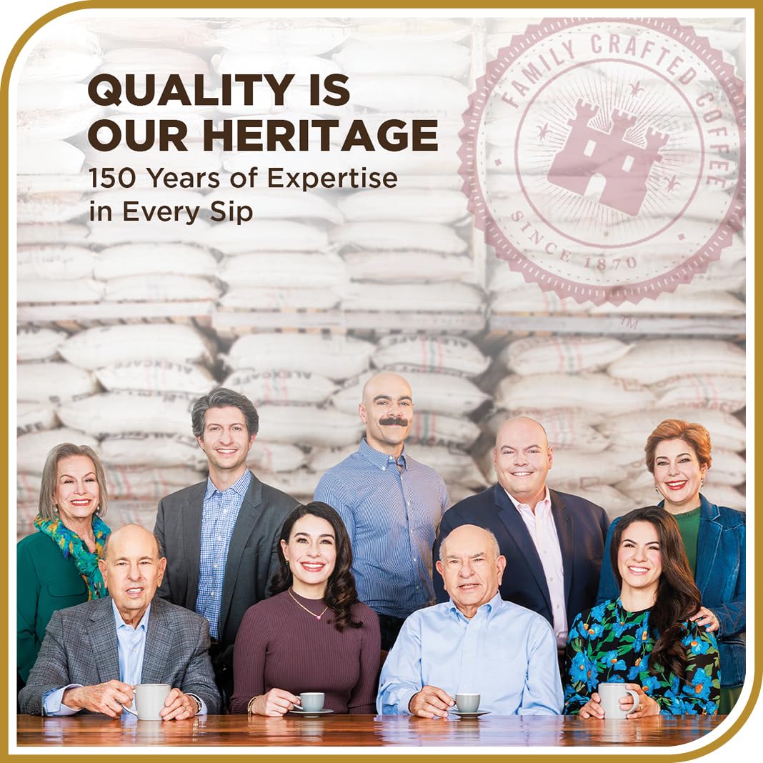 Don Francisco's Kona Blend Coffee - 55 K-Cup Compatible Single-Serve Pods - 10% Hawaiian - Recyclable through TerraCycle - Compatible with Keurig Brewers