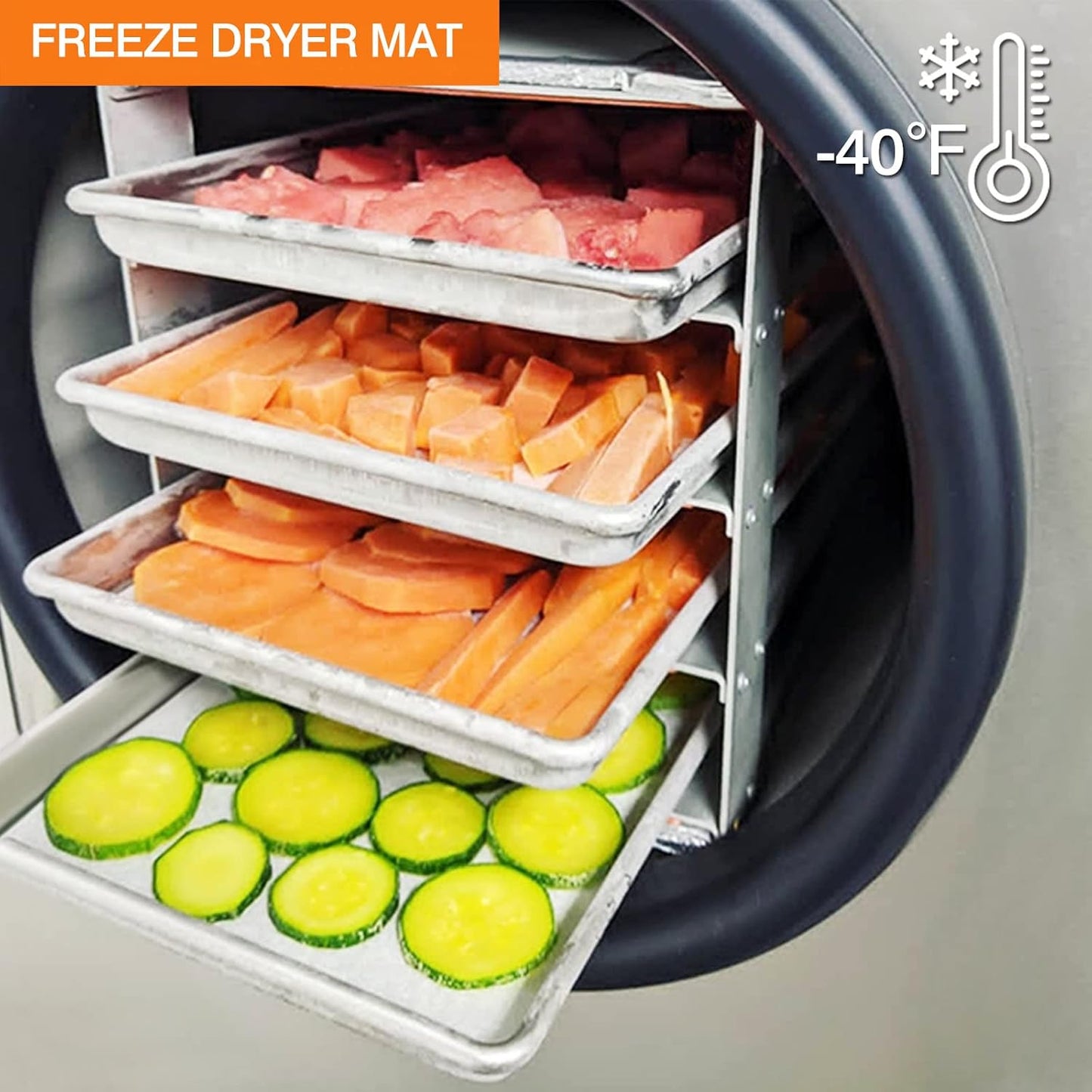 Silicone Baking Mat Roll -12IN x 10FT Non Stick Heat Resistant Food Grade Baking Mats, No Slip Reusable Freeze Dryer Mat,Pastry Mat,Countertop Protector Mat, Washable Oil-Proof Refrigerator Liners