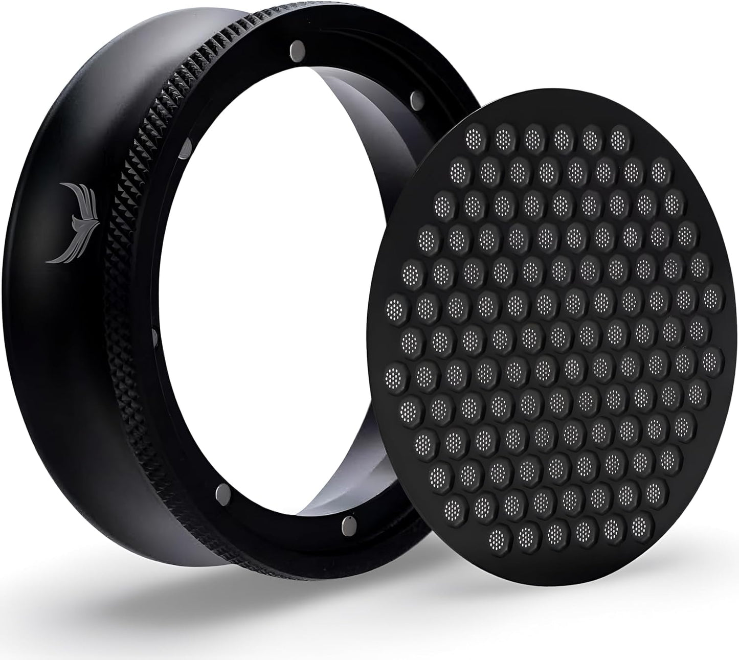 58mm Walnut Espresso Accessories Set – Premium Barista Kit for All 58mm Espresso Machines – Includes Tamper, Tamping Station, Distributor, Knock Box & Dosing Funnel