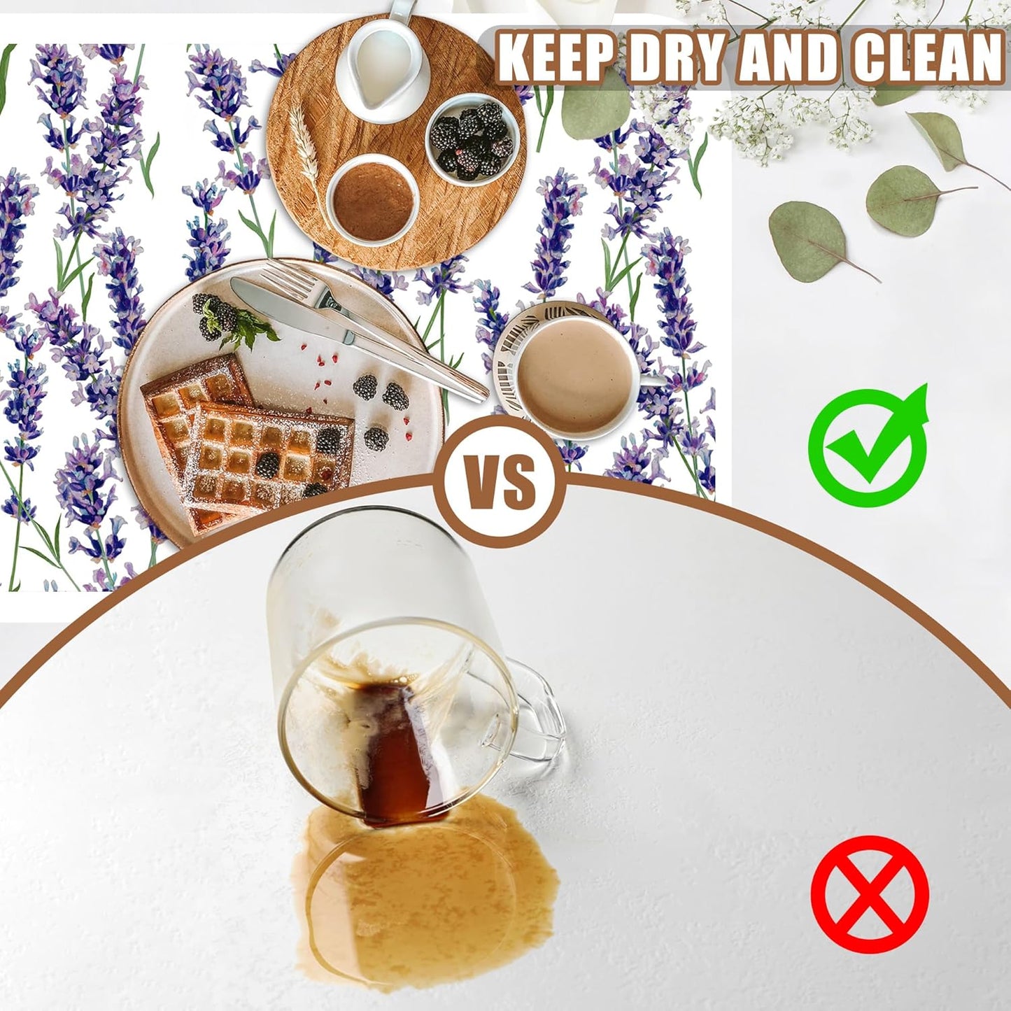 Dish Drying Mat Lavender Flowers Coffee Bar Mat for Countertop Absorbent Rubber Backed Hide Stain Dish Drainer Rack Pad Coffee Maker Espresso Machine Dining Room Decoration 15.7 x 23.6 Inch