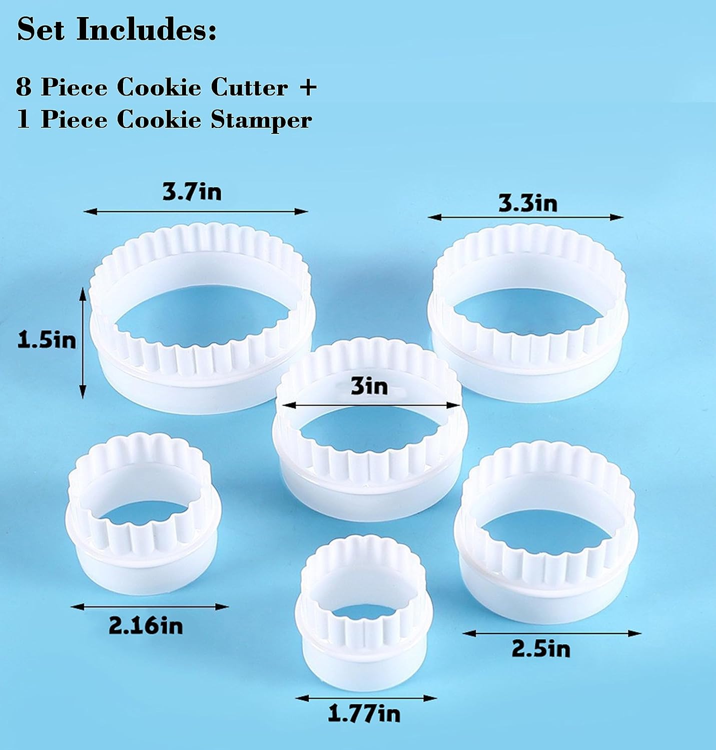 2025 Personalized Christmas Cookie Stamp Unique 3D Embossed Design Fun Tool for Baking Art (B)