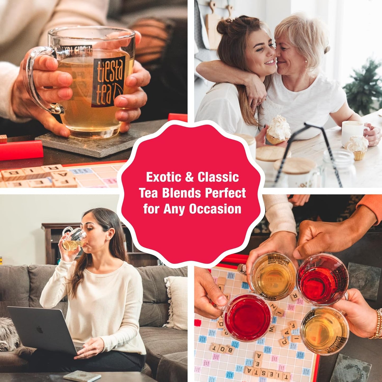 Tiesta Tea - Earl Grey de la Crème, Loose Leaf, Creamy Earl Grey Black Tea, Premium Blend, Caffeinated Black, Make Hot or Iced Brews Up to 200 Cups, 16 Ounce Resealable Bulk Pouch