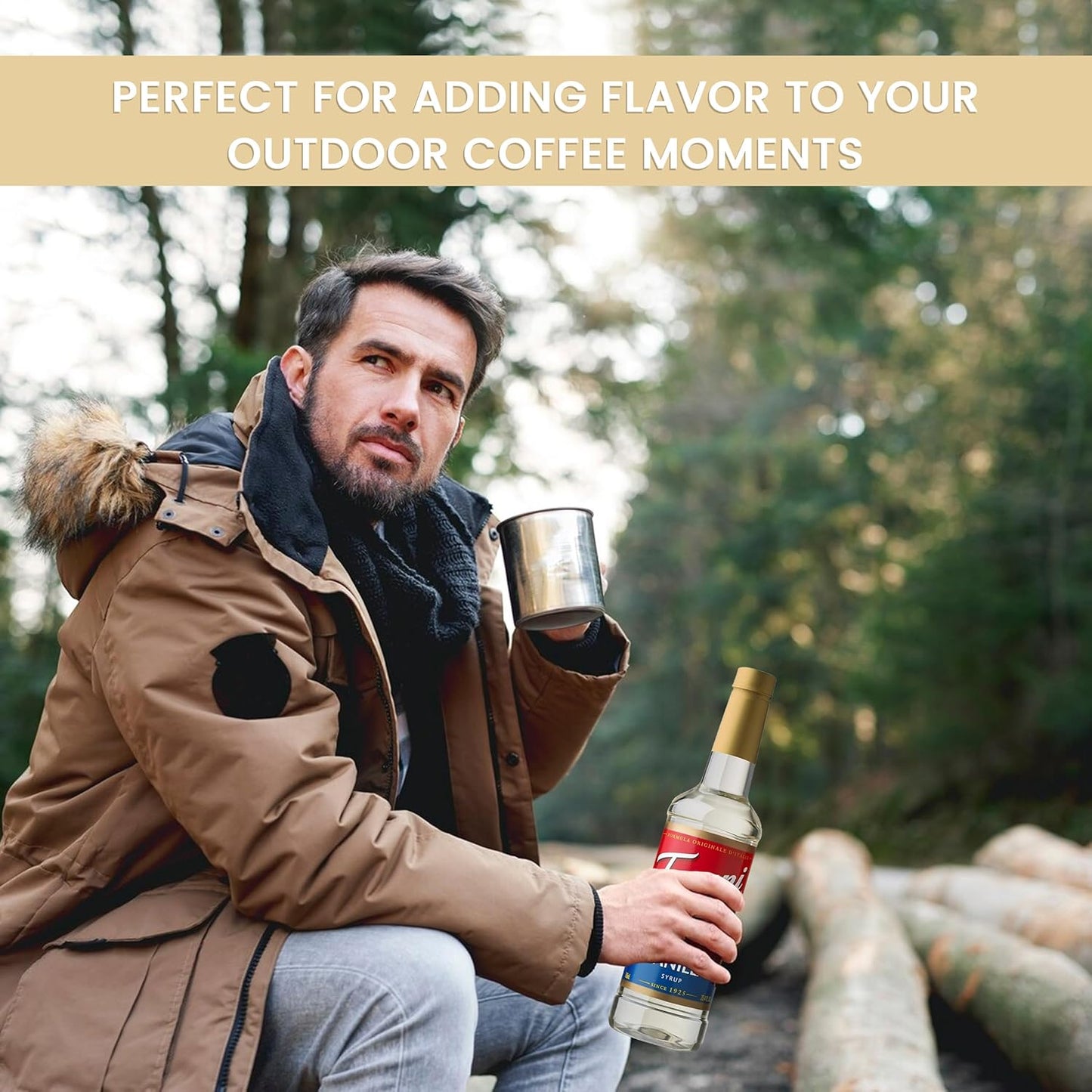 Jimoco® Syrup Pump Dispenser + Torani® Vanilla Syrup, 25.4 oz - Coffee Syrup Pump & Flavoring Bundle