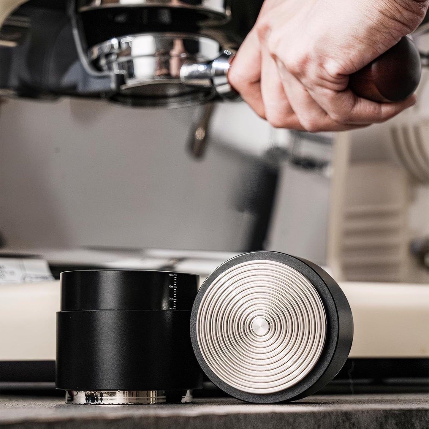 58MM Espresso Tools - Professional WDT Tool, Coffee Distributor & Tamper with 3-in-1 Design, 304 Stainless Steel Barista Essentials for Home Coffee Brewing, Beginner-Friendly Accessories