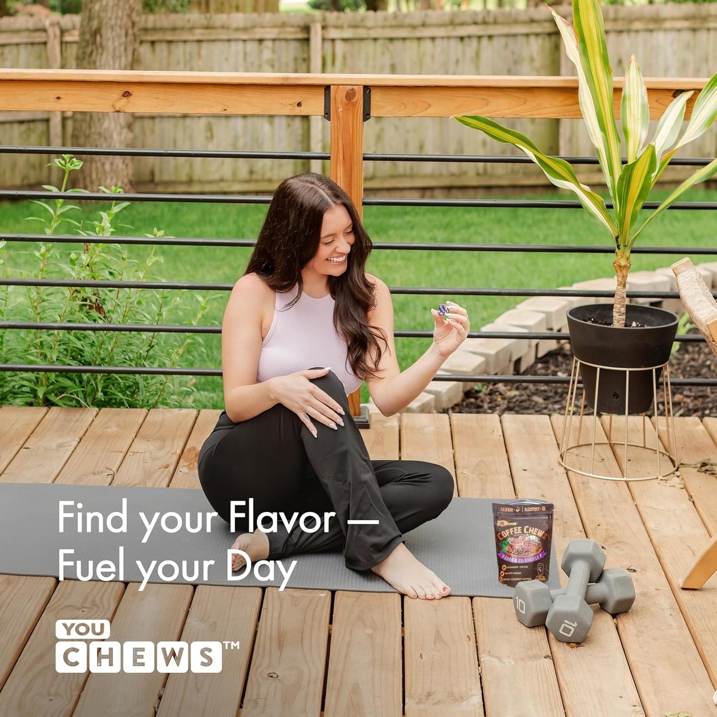 Coffee Chews - Grab & Go Energy with 100mg per Chew of Clean, Green Caffeine. with Real Organic Ingredients, Low Sugar, Great Bold Taste & Long Lasting Energy Boost (Pack of 2)