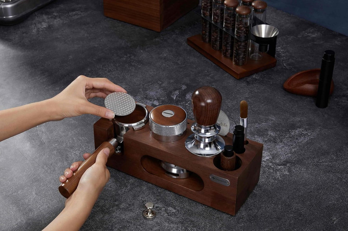 54mm bottomless portafilter for Breville Barista Express(BES870) Pro Touch Bambino Infuser Duo Temp Espresso Accessories Includes Naked Basket Stainless Steel