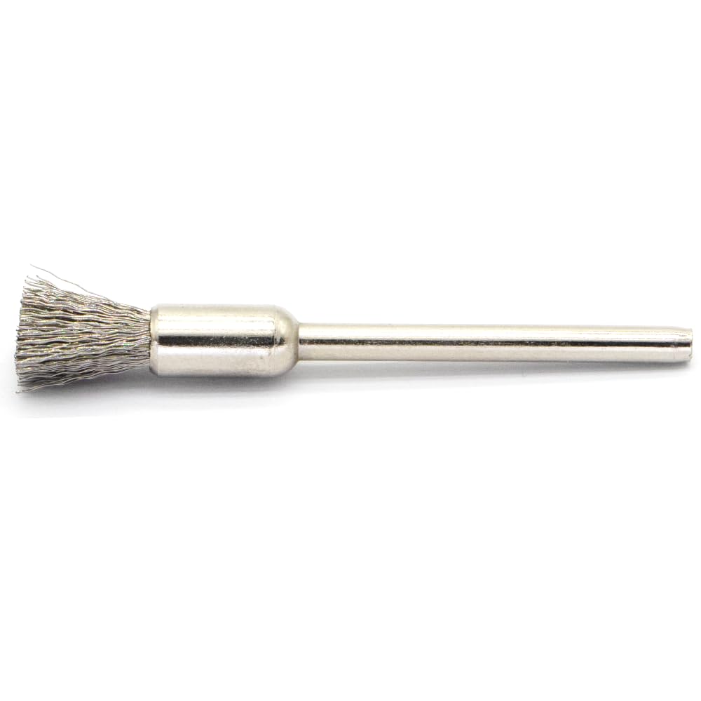 20PCS Wire Brushes - Metal Rust Removal, Polishing, Cleaning - 6mm Diameter, 3mm Shaft - Removes Burrs, Dust, and Oxide Layer - Handles Rough Surfaces - Designed for Industrial and DIY Enthusiasts