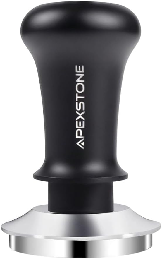 Apexstone Coffee Tamper Spring Loaded 58mm, Espresso Tamper 58mm Spring Loaded, Calibrated Espresso Tamper 58mm
