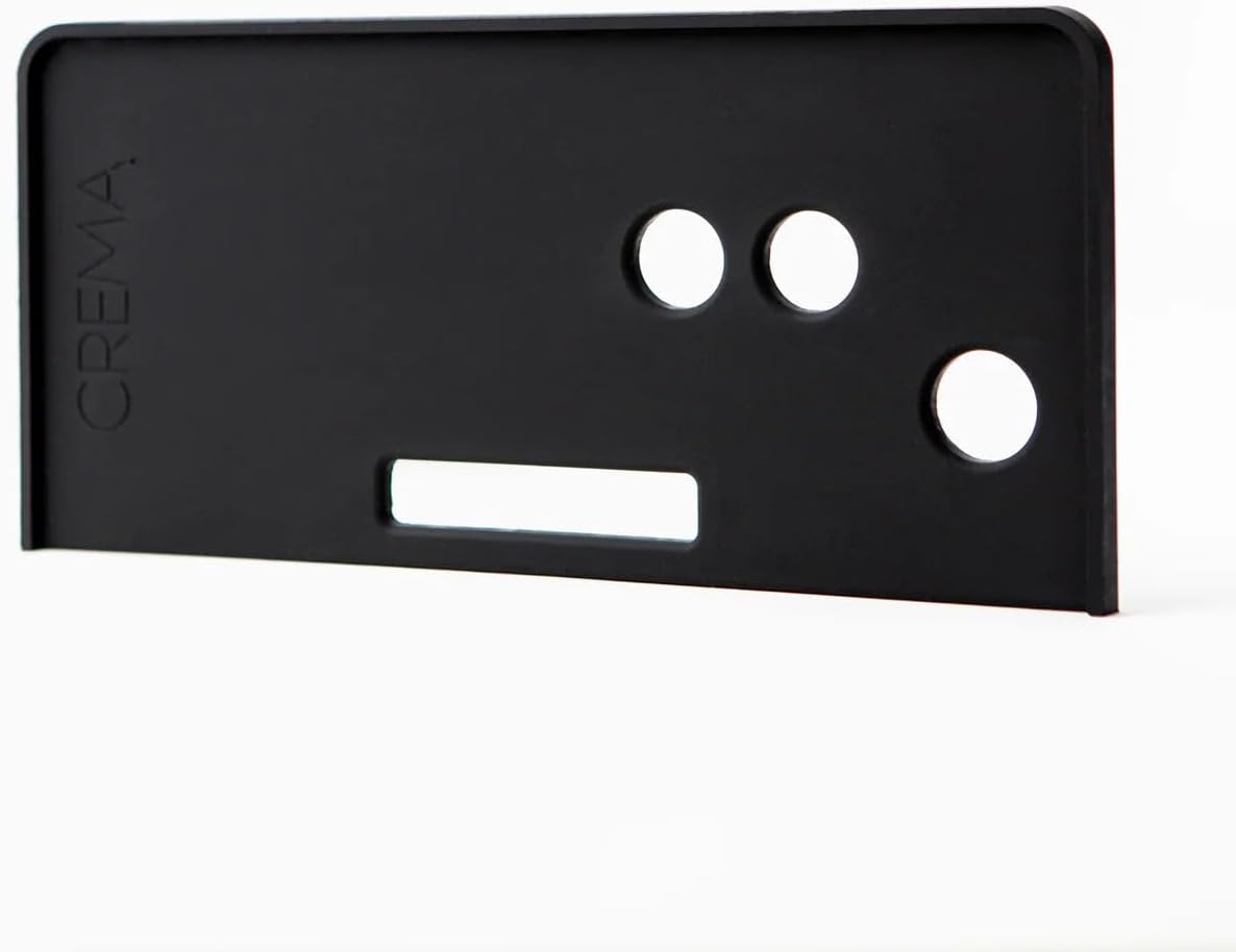 Crema Coffee Products Tamping Mat for Barista Express |Non-Slip Silicone Protection for Countertops & Portafilters|Precision Fit with Drip Tray & Vent Holes|Easy to Clean,Durable Espresso Tamping Pad