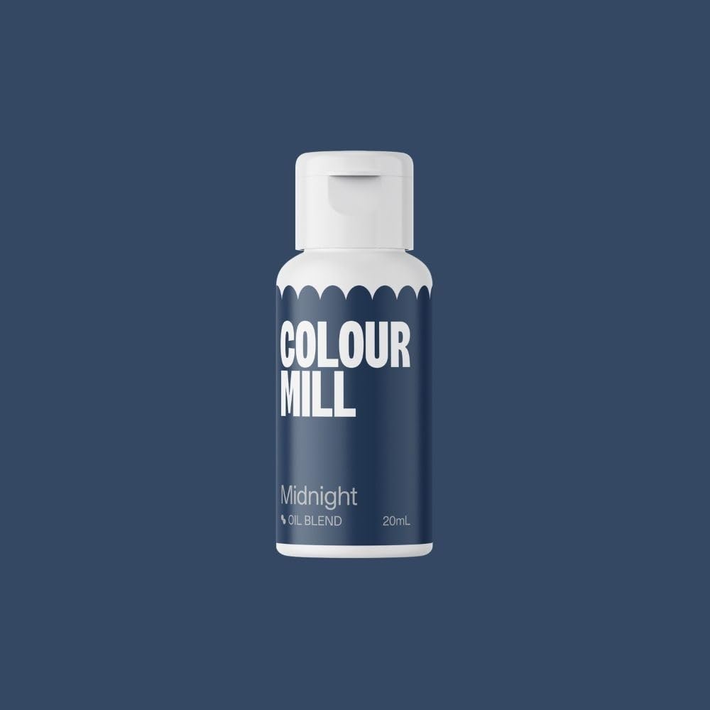 Colour Mill Oil-Based Food Coloring, 20 Milliliters Midnight