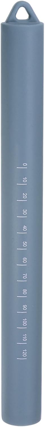 HARFINGTON Silicone Rolling Pin 10" Silicone Surface Non-Stick Stainless Steel Inner Core Dough Roller Kitchen Roller for Baking Pastry Pizza Fondant Bread, Blue