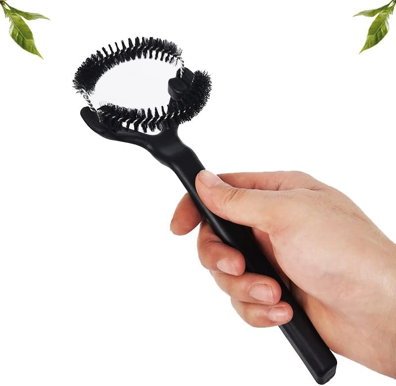 58mm Coffee Machine Brush Cleaner Removable Nylon Bristles Group Head Round Barista Espresso Grinder Multifunction Cleaning Tools Home Kitchen Accessories