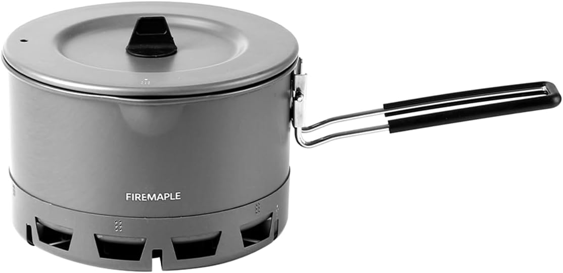Fire-Maple Petrel Ultralight Pot- High Efficiency Aluminum Camping and Backpacking Pot with Heat-Proof Handle, Portable and Compact