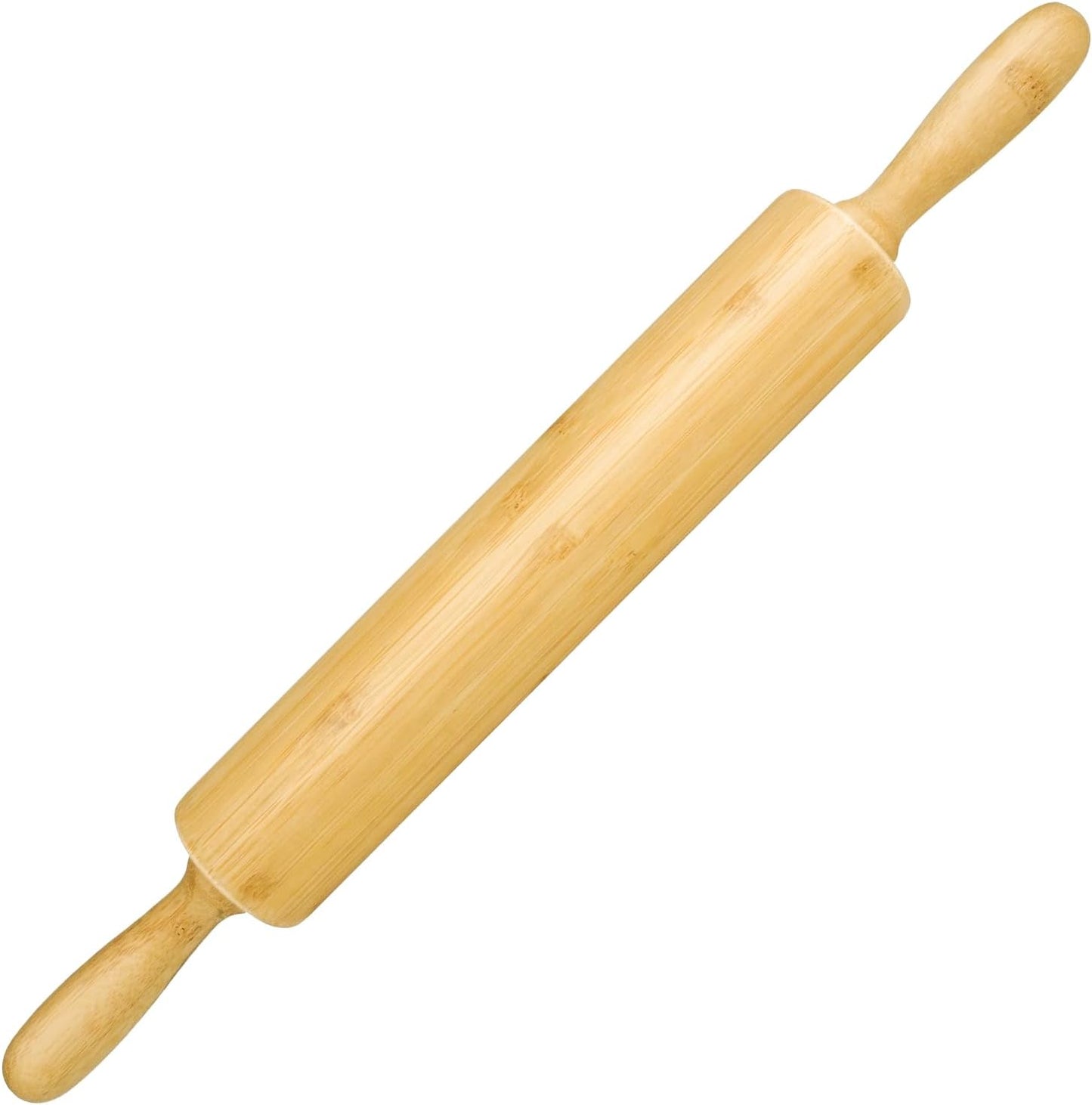 17.5 inch Wooden Rolling Pin for Baking - Long Dough Roller for All Baking Needs