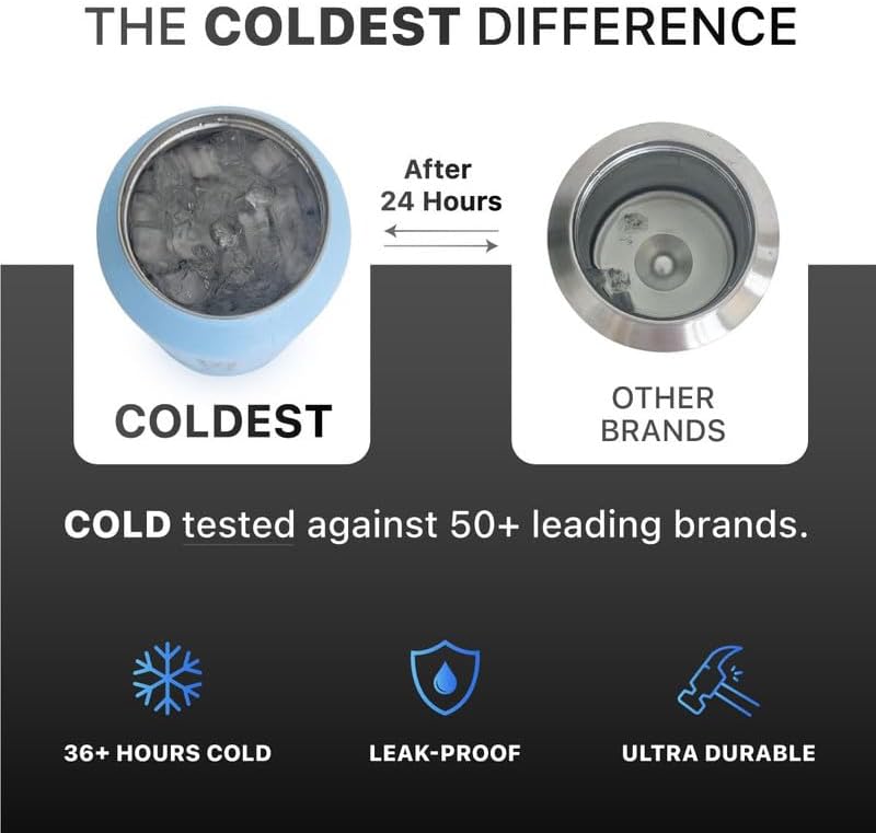 Coldest Insulated Water Bottle with Straw Lid - Stainless Steel Metal Insulated Bottle for Men & Women (Black Leopard, 32 oz)