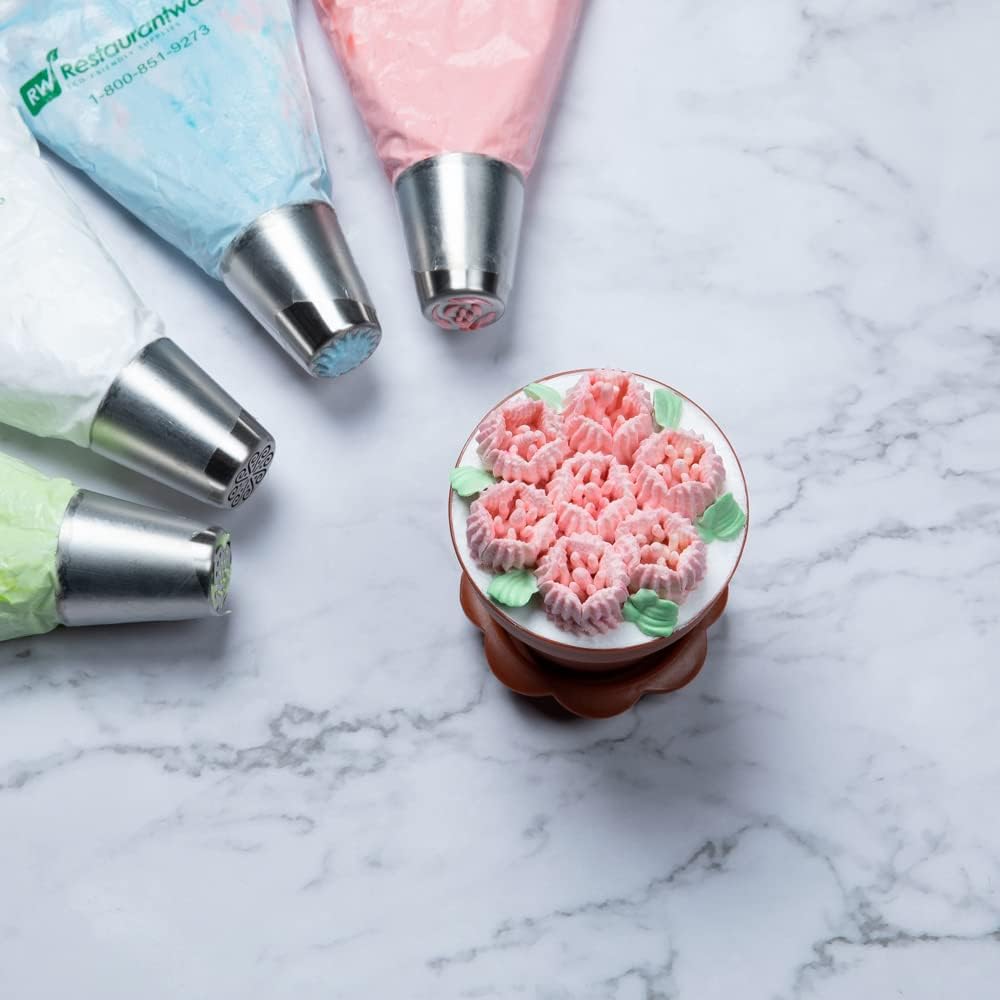 Restaurantware-Russian Piping Tip, 1 Tulip Cake Decor Piping Tip - #52, Corrosion-Resistant, Stainless Steel Decorating Tip For Frosting, Dishwashable, Decorate Cupcakes, Cakes, or Cookies