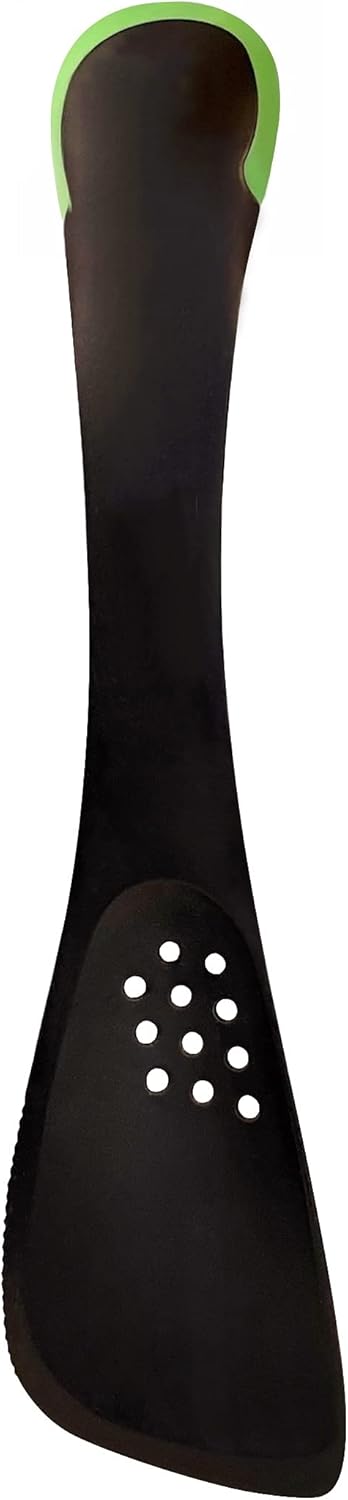 Kitchen Utensil 5 in 1 Multifunctional Nonstick Cutter, Turner, Colander, Soup Spoon, Spatula, Green