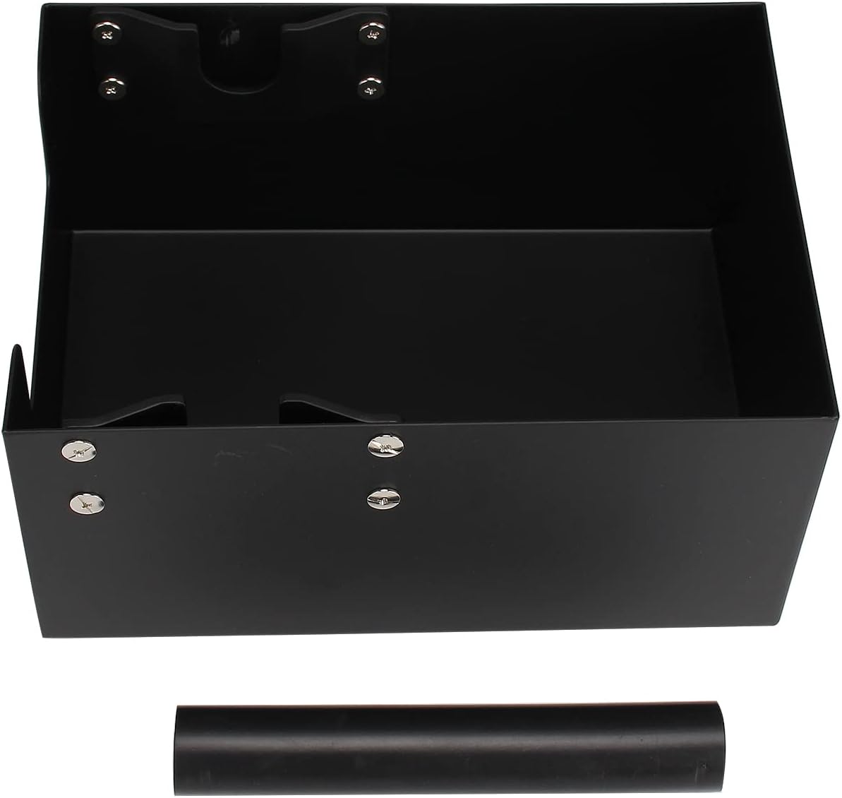 Espresso Knock Box,Coffee Grounds Pucks Knock Box with Removable Rubber Knock Bar and Non-Slip Base (Matte Black)