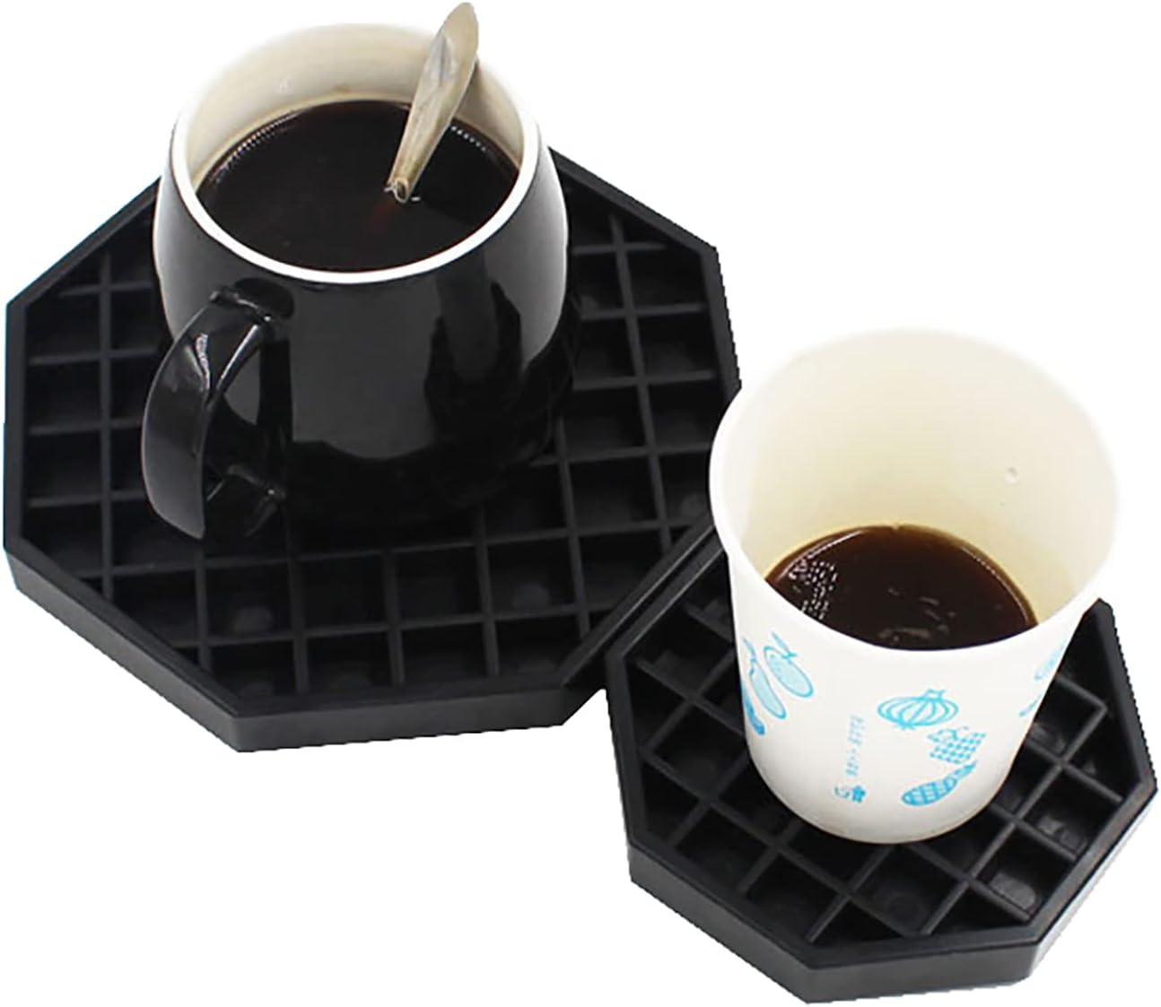 Coffee Countertop Octagon Drip Tray (4" - 3 pcs)