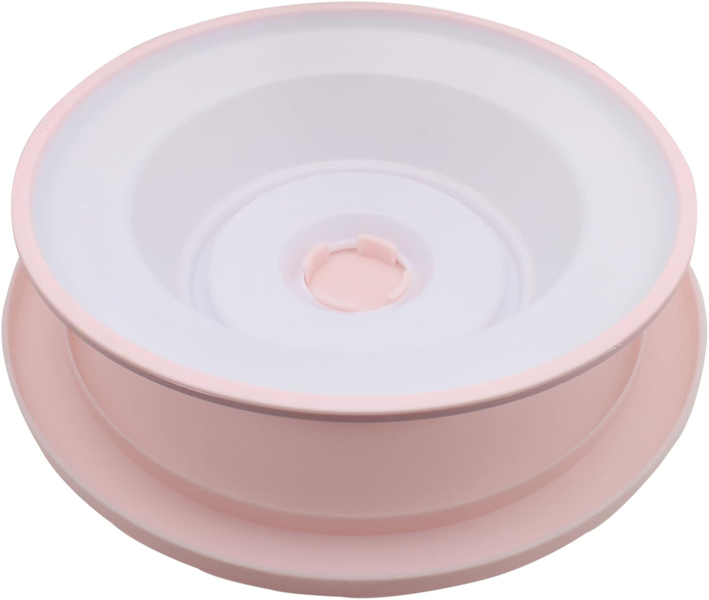 Cake Decorating Turntable 11 Inch Cake Turntable Anti-Slip Rotating Cake Stand for Decorating(1pcs Pink)