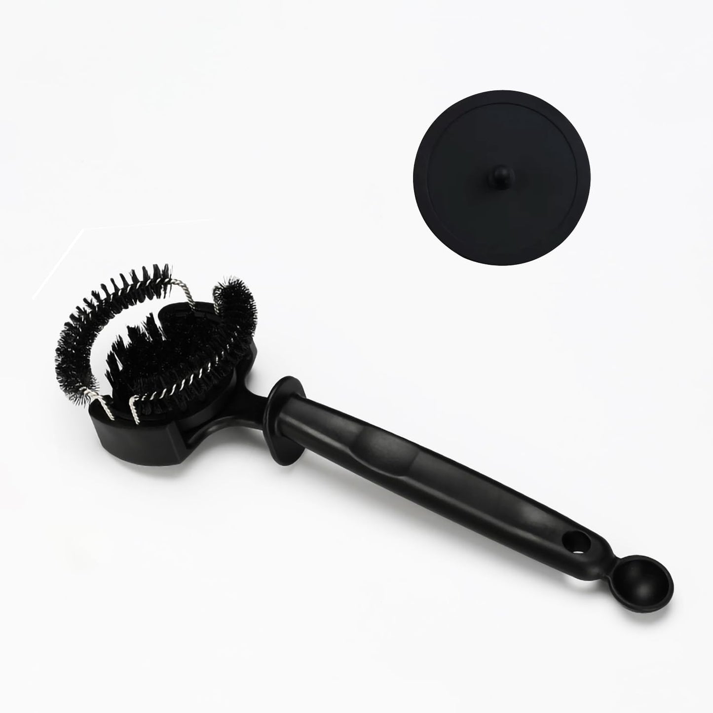 Espresso Coffee Machine Cleaning Brush Kit with Portafilter Cleaning Disc (Brush and Disc for 58mm Coffee Machine)
