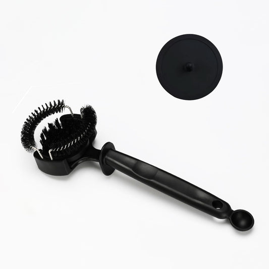Espresso Coffee Machine Cleaning Brush Kit with Portafilter Cleaning Disc (Brush and Disc for 58mm Coffee Machine)