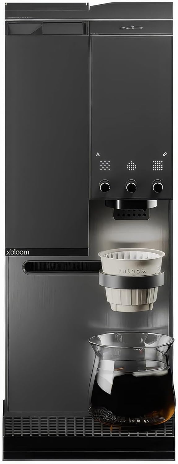 xBloom Studio – The Ultimate Coffee Machine – Drip Coffee Maker with Integrated Grinder, Scale, and 3 Levels of Automation, Midnight Black