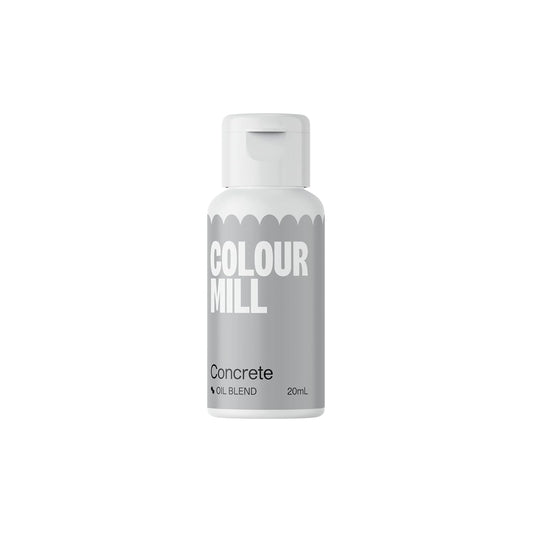 Colour Mill Oil-Based Food Coloring, 20 Milliliters Concrete