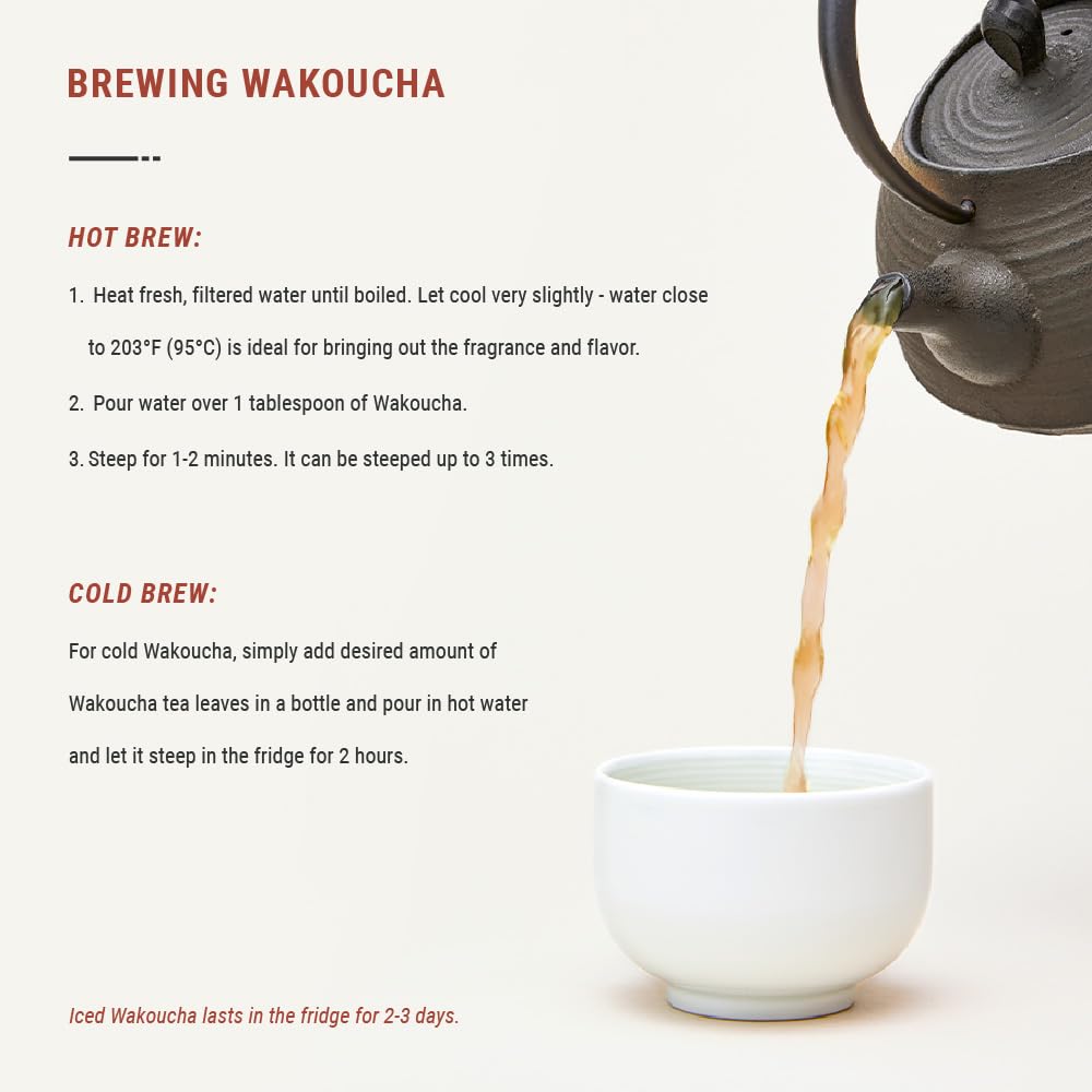 Senbird Premium Wakoucha, Japanese Black Tea - Honoka From Shizuoka, Japan - Loose Leaf Tea In Airtight Tea Tin (2.12oz/60g)