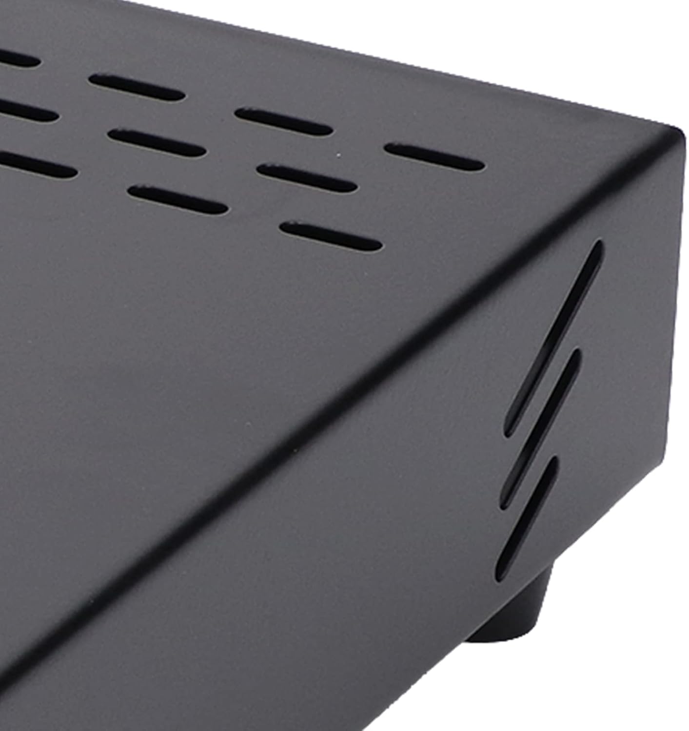 Coffee Knock Box, Stainless Steel Drawer Type Coffee Grind Container Coffee Knock Box Espresso Knocker Drawer Non Slip with Rubber Knock Stick for Cafes Home Kitchens Office (Black)