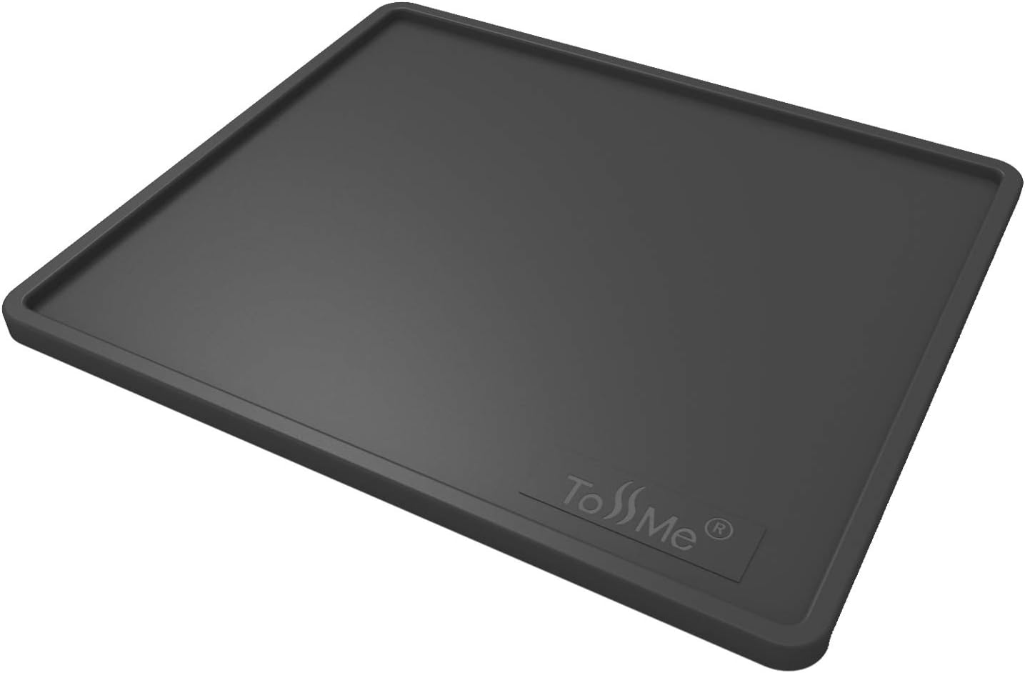 Espresso Tamping Mat I 6X7 Inch Food Safe Silicone Coffee Tamper Mat I Portafilter Mat For Baristas I Coffee Tamp Mat I Waterproof, Heat Resistant Tamping Pad and Tamp Station TM-CO05 Black