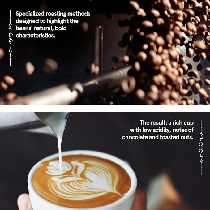 BROOKLYN COFFEE Whole Bean, Classic Medium Roast (5lb) Balanced, Smooth, Mellow - Fresh Bulk Coffee Beans Roasted Weekly in NYC